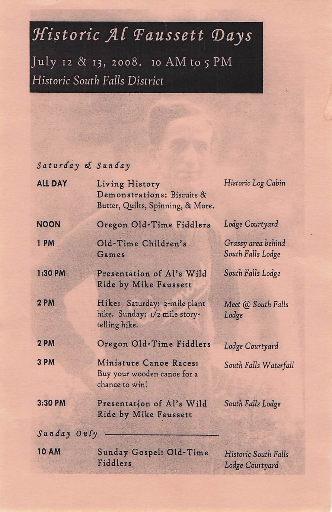 Al Faussett Days