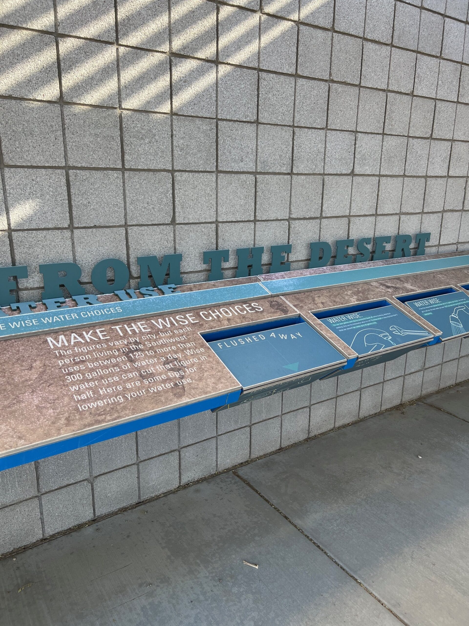 Water Conservation Display