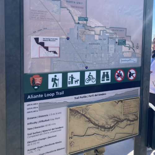 Signage with Multiple Languages and Tactile Map