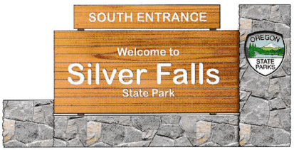 entrance sign