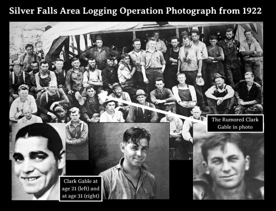 Rumors of Clark Gable logging at Silver Falls
